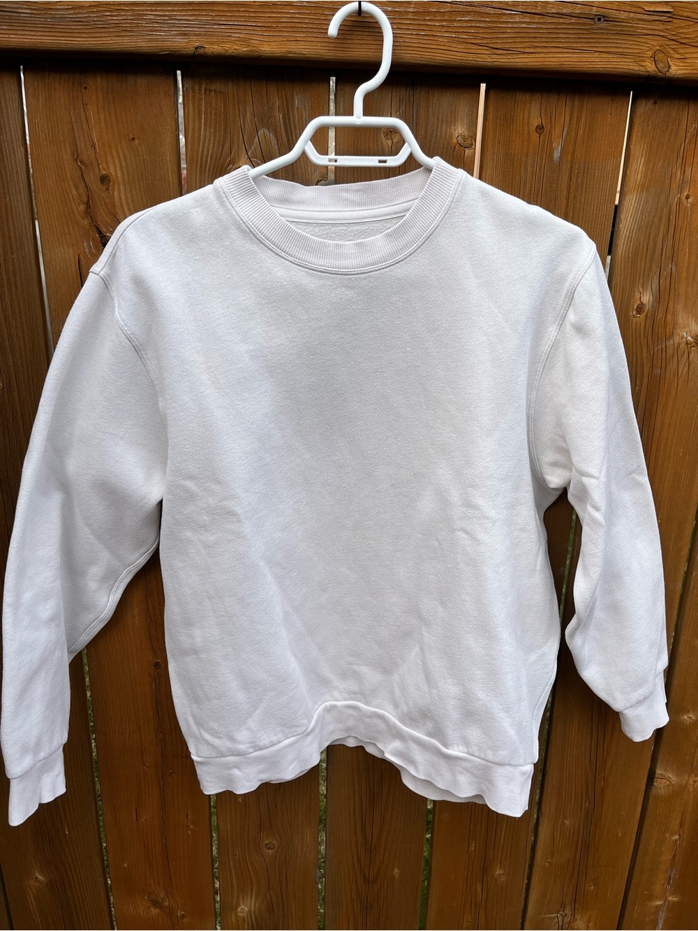 Lululemon Men’s Steady State Crew in Bone.  Size XS